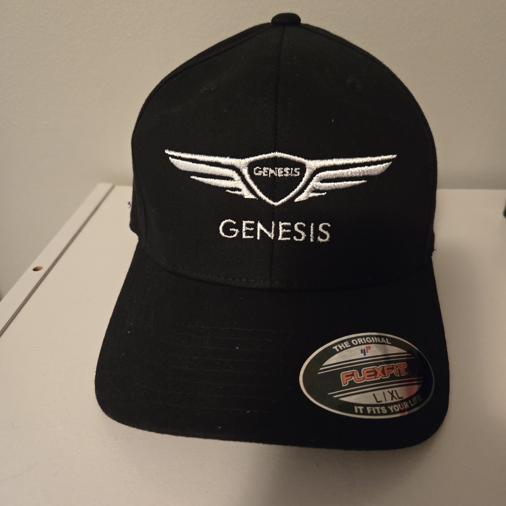 Genesis Black Flexfit Cap L/XL